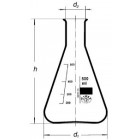 Колба Эрленмейера, (узк. горловина) 500 мл. (Кат. № 24/632 417 119 500) 