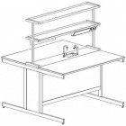 Стол островной химический 1500 СОХк-У (керамика KS-12)