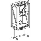 Шкаф вытяжной демонстрационный 900 ШВДдв (Durcon с бортиком)