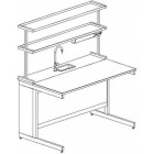 Стол пристенный химический 1500 СПХдб-У (Durcon с борт.)