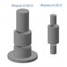 Формы для изготовления контрольных образцов ФМП (комплект)